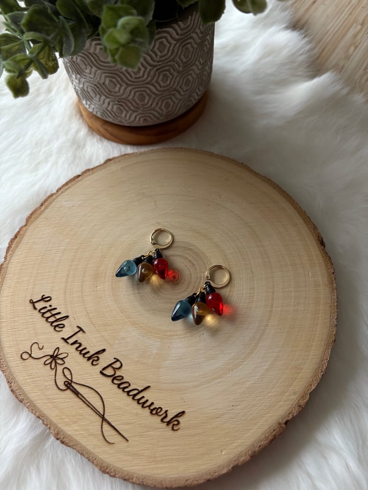 Image of Christmas Light Earrings