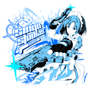 Image of Triple Blue SHOOTER T-Shirt