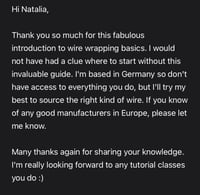 Image 9 of Beginner Wire Wrapping Class PowerPoint + Video Recording