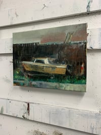 Image 2 of Painting / maleri  / "Forgotten land IV" / 30x40 cm