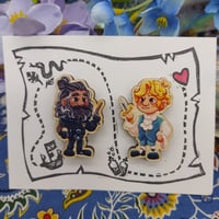 Image 4 of Pirate Pals Wooden Pin Set
