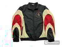 Black Vintage Windbreaker Jacket 