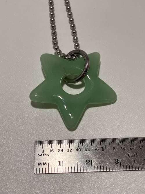 Image of mint green star