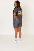Image 2 of Gray/Black Denim Set