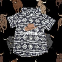 Black & white Aztec button up 