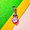 Spiderverse ATSV Hanging Spidey Glitter Epoxy Acrylic Charms