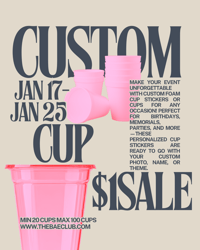 Custom Cup Sale