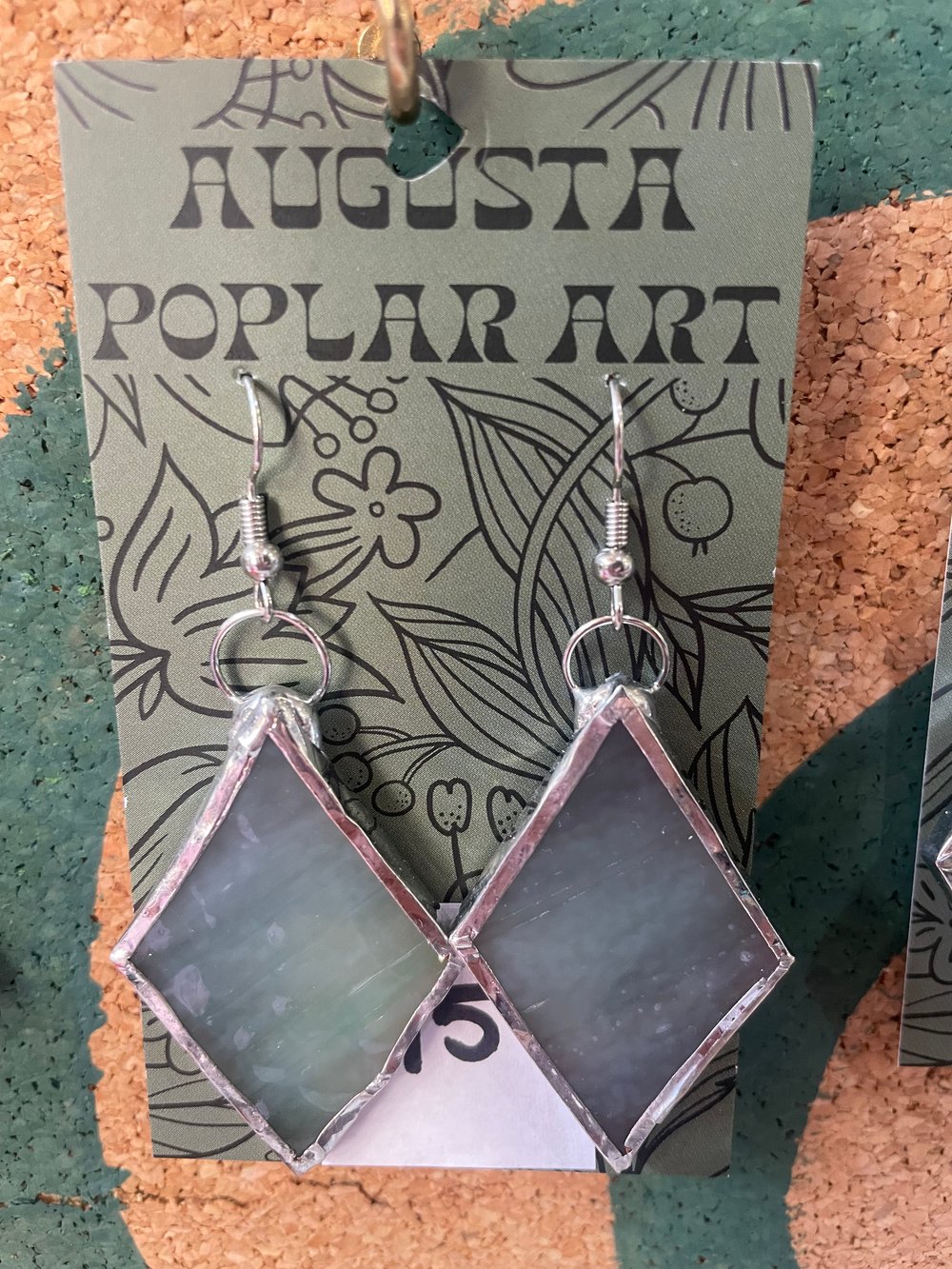 Image of Gray Diamond Earrings