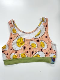 Medium Deviled Egg Yoga Bralette- READY TO SHIP