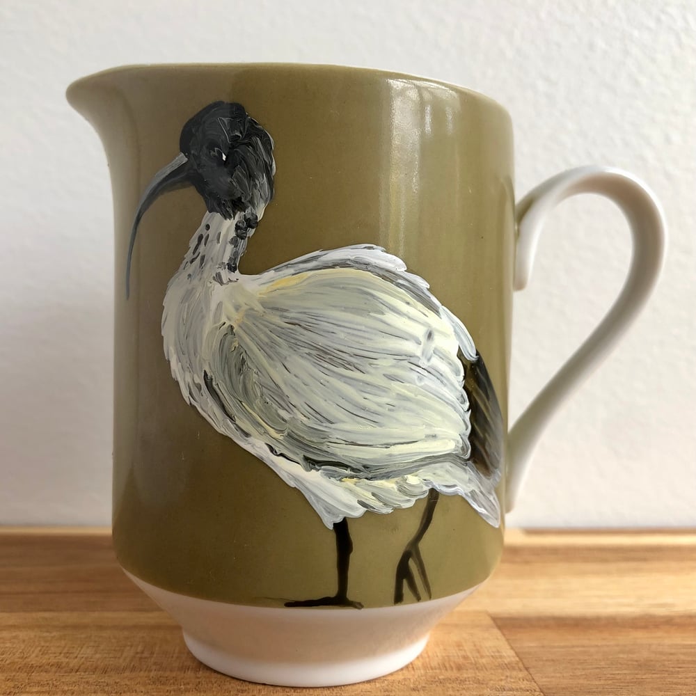 Australian White Ibis Milk Jug