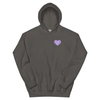 Image 15 of HOT GIRLS HAVE HEART HOODIE - PURPLE