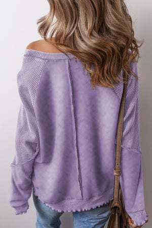 Image of Casual & Comfy Lavendar Top