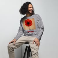 Image 3 of  Least We Forget Unisex organic sweatshirt