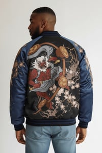 Image 3 of Sukajan Blue Jacket