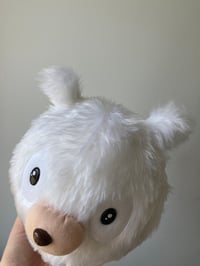 Image 4 of Magical white Woff plushie from Hilda cartoon - made to order