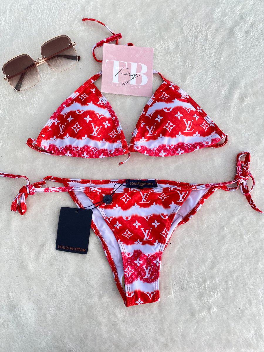 Red LV Bikini