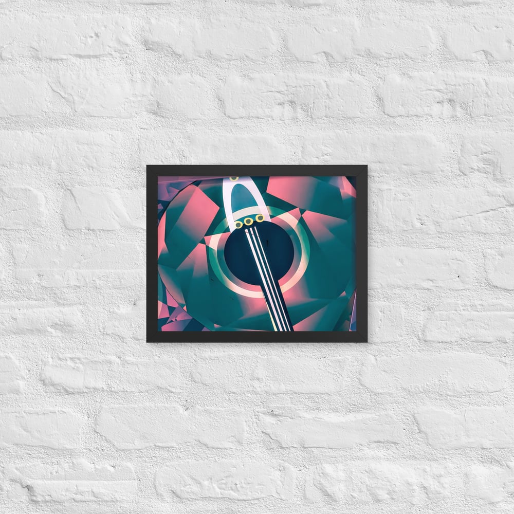 Guitar Shapes - Framed poster