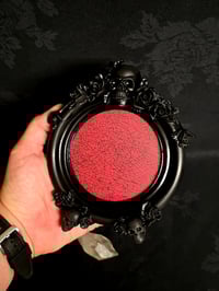 Image 1 of Ornate Black skull framed - RED NOBLE FALSE WIDOW WEB