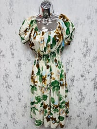 Image 1 of Taylor Bardot Midi Dress