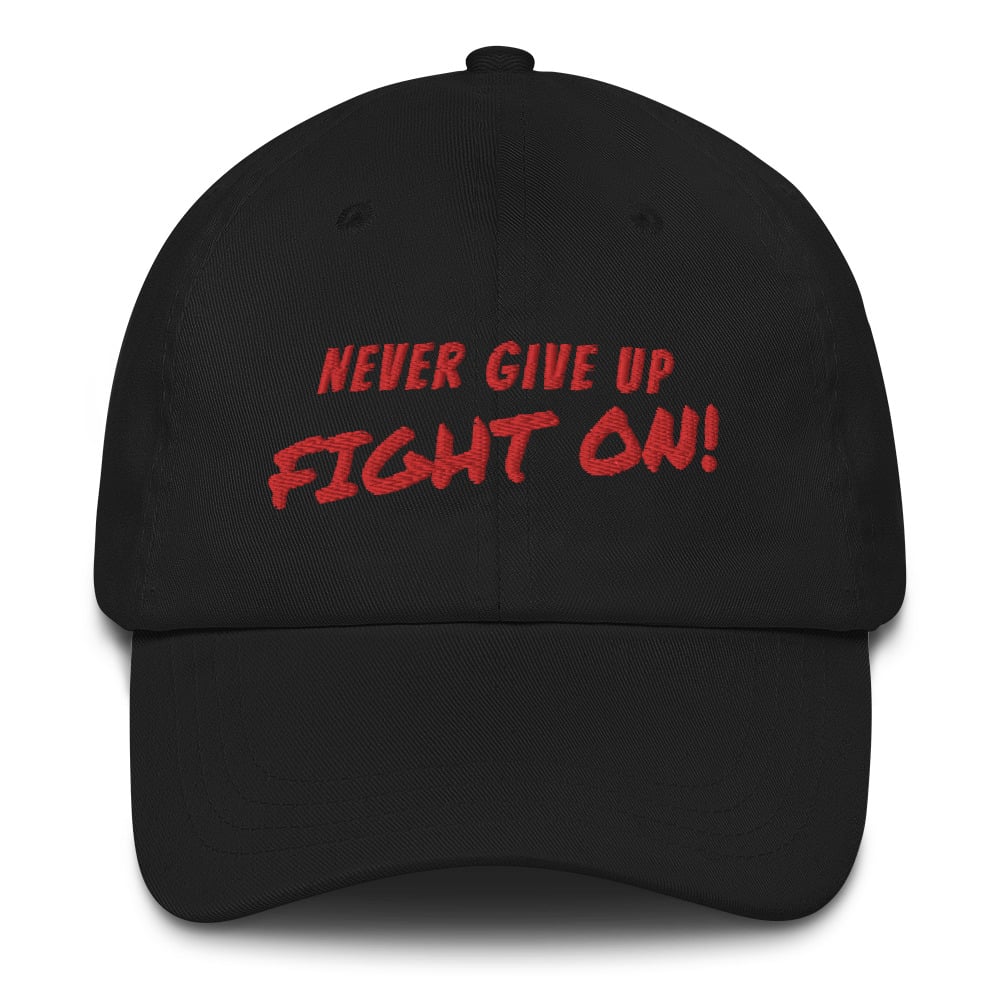 Hiroshiartandmore Fighting Spirit hat--Dad Hat edition-- 