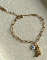 Cowboy charm bracelet