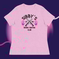 Image 1 of Sibby's demon hunting club with bloody hands Women's Relaxed T-Shirt