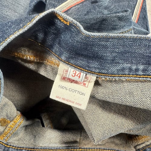 Image of Evisu Jeans, Waist 30” x 30”