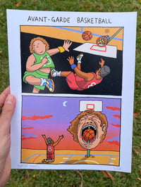 Avant-Garde Basketball Signed Print