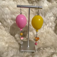 Yellow+Pink Balloon Earrings