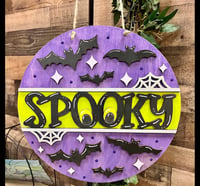 Spooky Halloween Sign DIY or Ready to Use