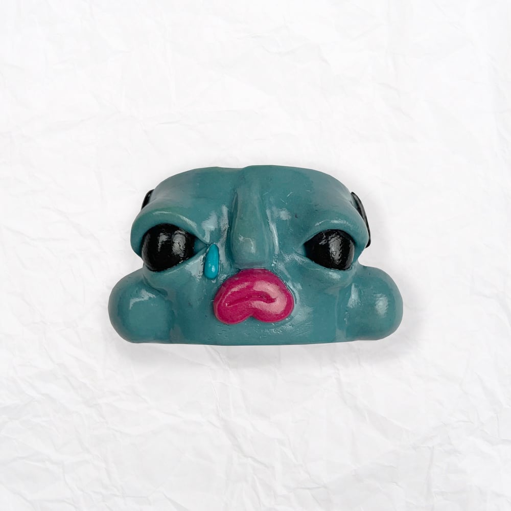 Image of Hand made gummy ring (Sad Sac)