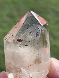 Image 4 of Natural Citrine Phantom With Hematite & Titanium Inclusions #1825