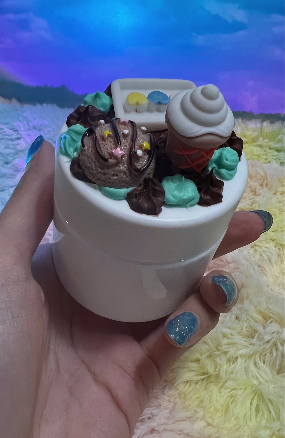 Delicious ice cream 🍦 stash jar 