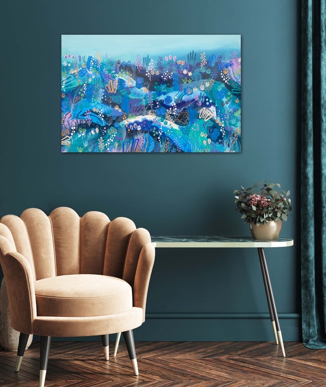 Under the Sea🌼Satin Pearl Fine Art Print AbbysArtistry