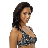 Image 5 of “Netscape Navigator” recycled padded swim top