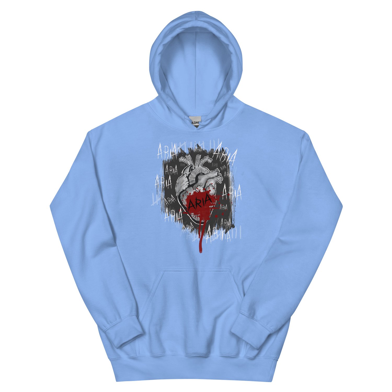 Image of Officially licensed Leigh Rivers Psychotic obsession Aria heart Unisex Hoodie
