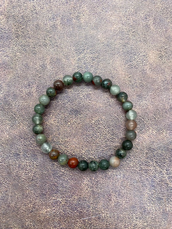 Image of 6mm Bloodstone Bracelet