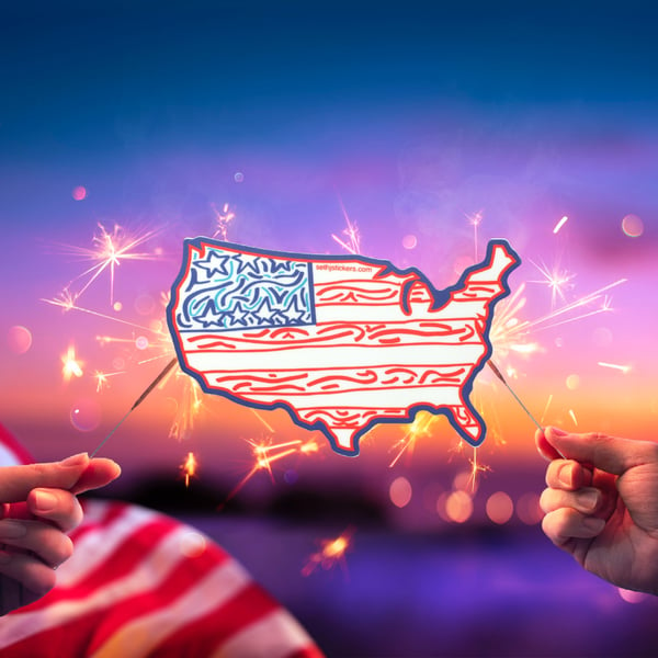 Image of USA Sticker