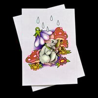 Image 1 of Raindrop mouse Emetic art print