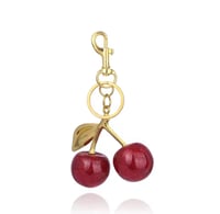 Cherry Luxe Bag Charm