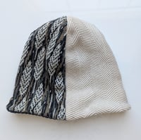 Image 4 of Upcycled Reversible Beanie Cotton Blend 3