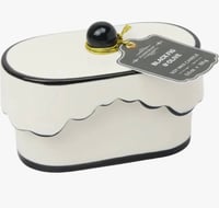 Image 3 of Paddywax Cherie Ceramic Dish Candle Black - Black Fig & Olive