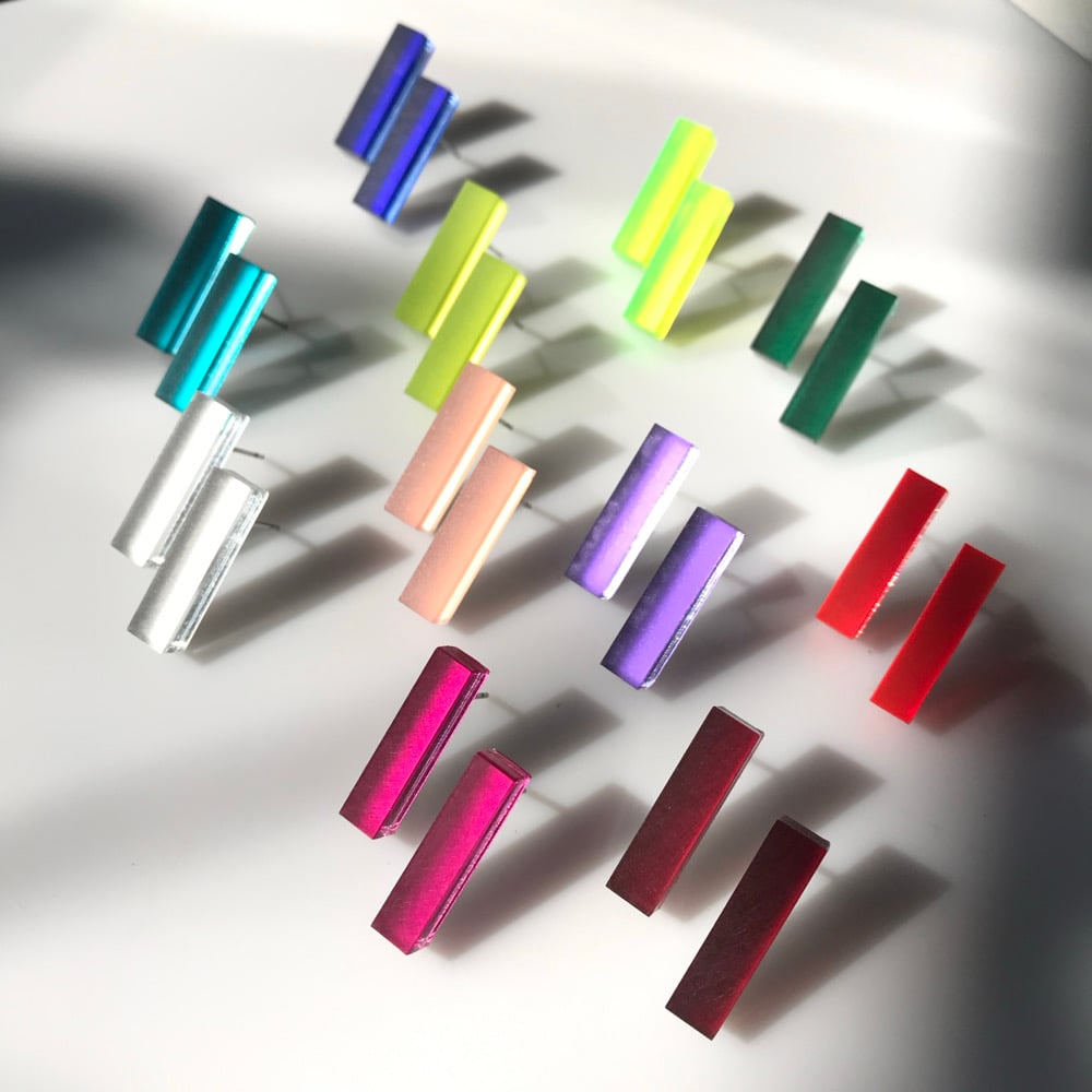 Image of Náušnice Rectangle M