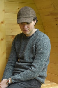 Image 7 of Roll Neck Sweater - Donegal Fleck