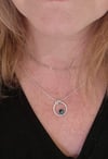Blue Abalone Gemstone Necklace 