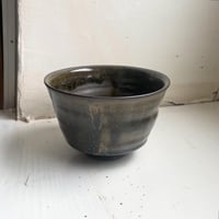 Image 1 of Rice bowl (black-brown) 