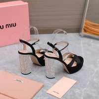 Image 14 of Miúmiu Crystal Block Heels