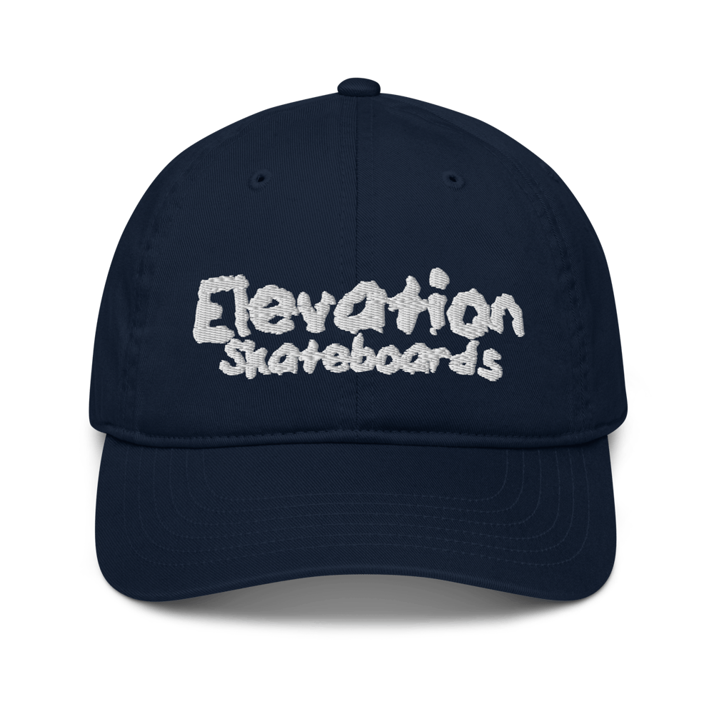 Organic cotton embroidered dad cap 