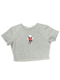 Image 1 of Mini No Name Gray Baby Tee