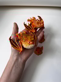 Image 4 of Painted Woolly Bats Guardians (wall art) plus Pins and Magnets